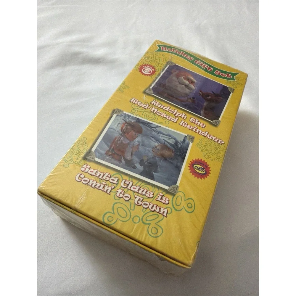 Brand New Rudolph The Red Nosed Reindeer/Santa Claus Is Coming 2Town-Holiday VHS